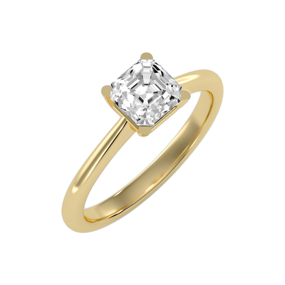 The Dazzling Solitaire Ring In 925 Sterling Silver - Six