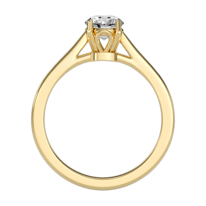 The Decent Single Stone Ring In 925 Sterling Silver - Five