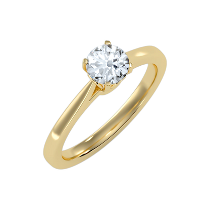 The Decent Single Stone Ring - Six