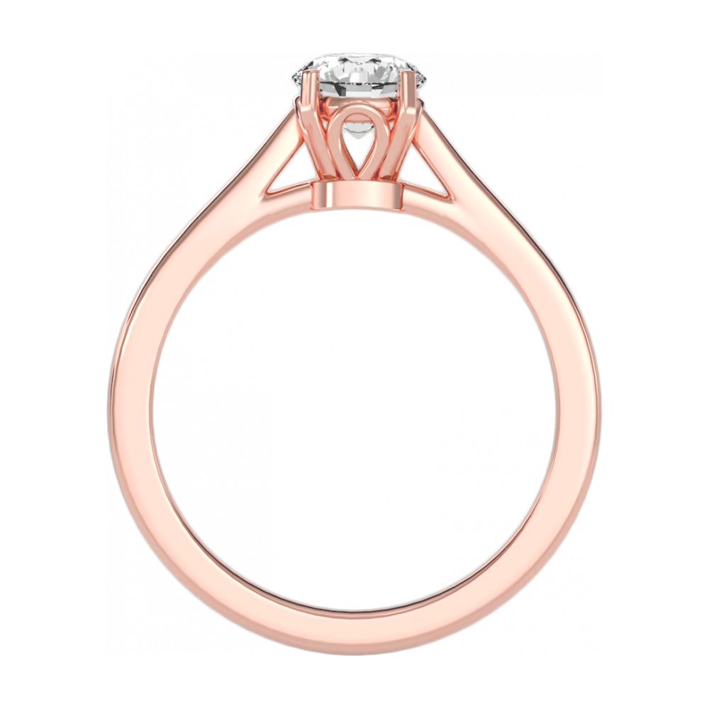 The Decent Single Stone Ring In 925 Sterling Silver - Nine
