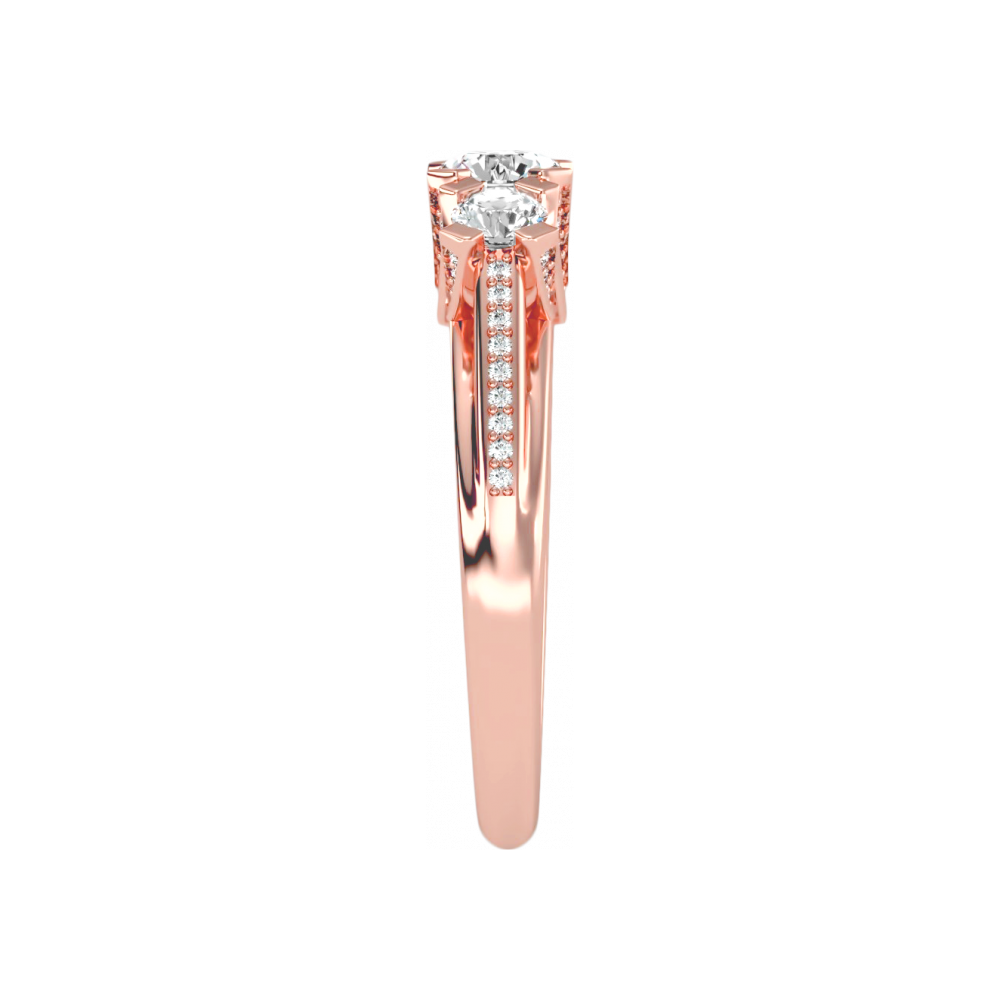 The Delightful Halo Ring In 925 Sterling Silver - Eleven