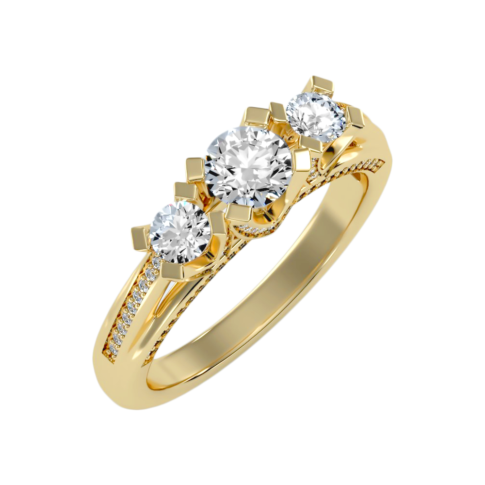 The Delightful Halo Ring - Six