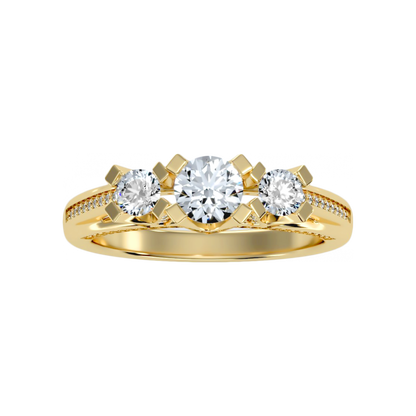 The Delightful Halo Ring In 925 Sterling Silver - Eight