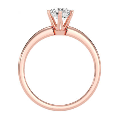 The Delightful Solitaire Ring In 925 Sterling Silver - Nine