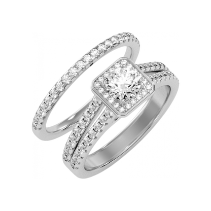 The Deslumbrante Bridal Set In 925 Sterling Silver - One