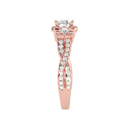The Divine Three Stone Ring In 925 Sterling Silver - Eleven