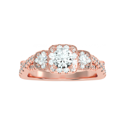 The Divine Three Stone Ring - Twelve