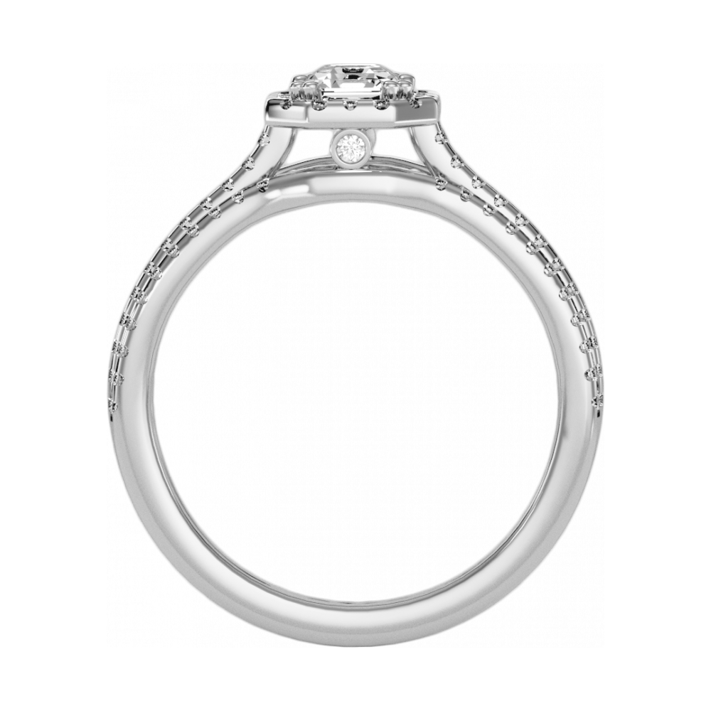 The Edgy Single Stone Ring - One