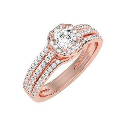 The Edgy Single Stone Ring - Ten