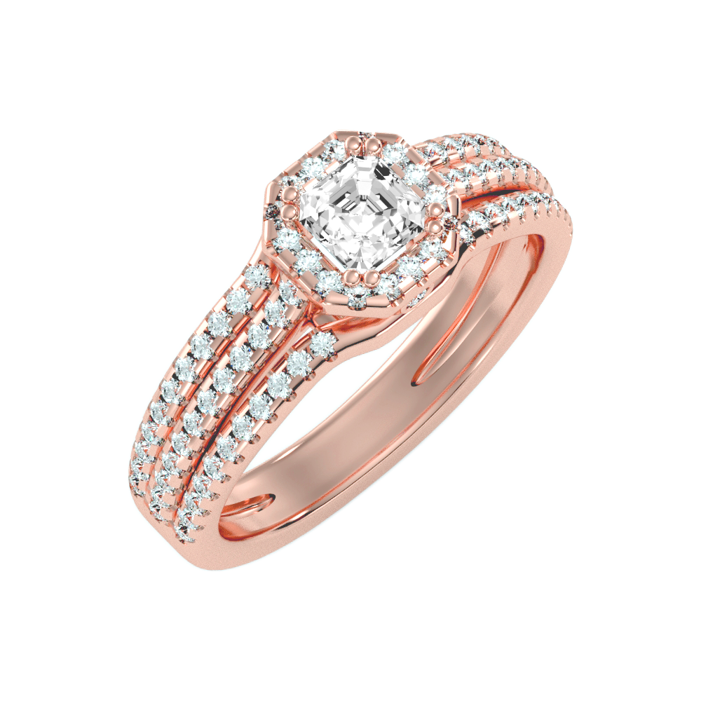 The Edgy Single Stone Ring In 925 Sterling Silver - Ten