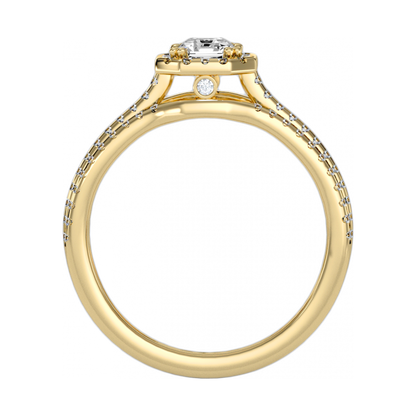 The Edgy Single Stone Ring - Five