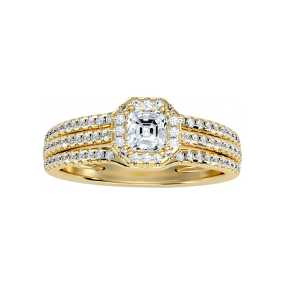 The Edgy Single Stone Ring - Eight