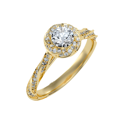 The Elegant Halo Ring - Six