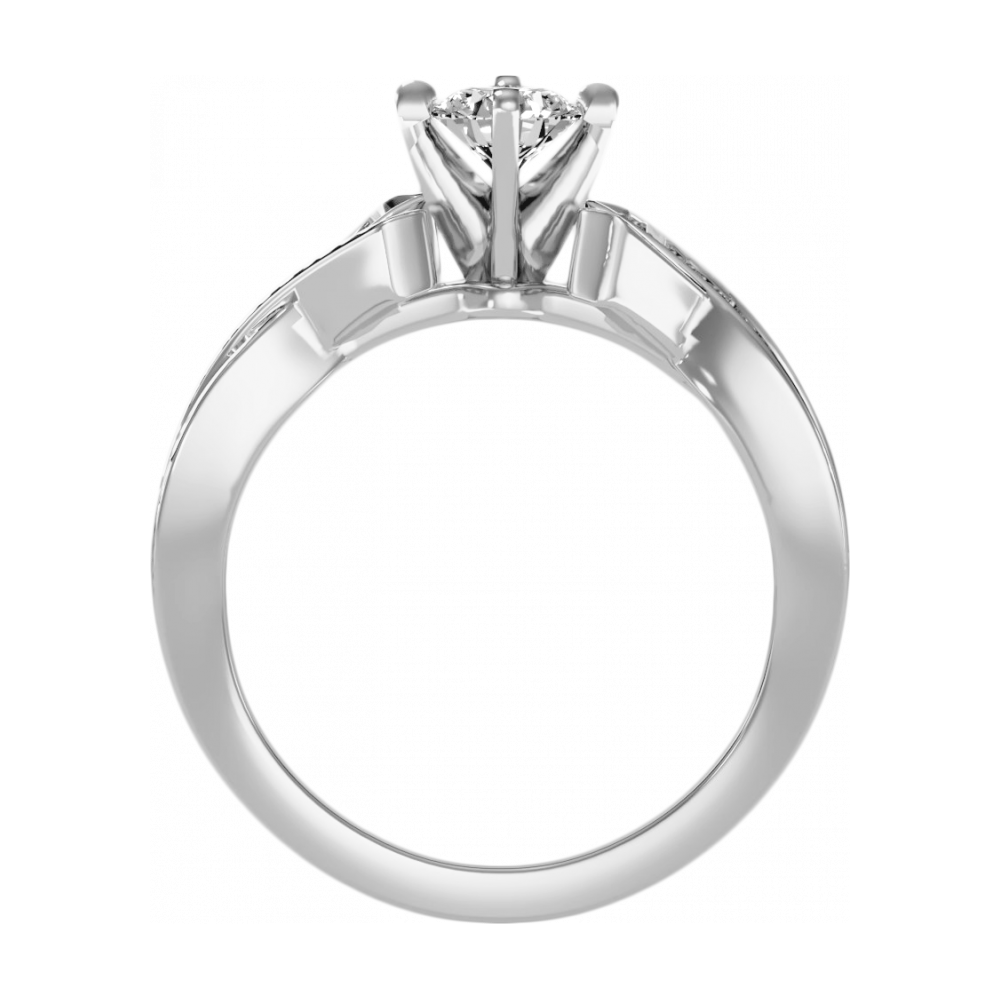 The Empathic Solitaire Ring In 925 Sterling Silver - One