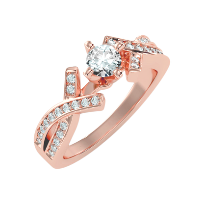 The Empathic Solitaire Ring In 925 Sterling Silver - Ten