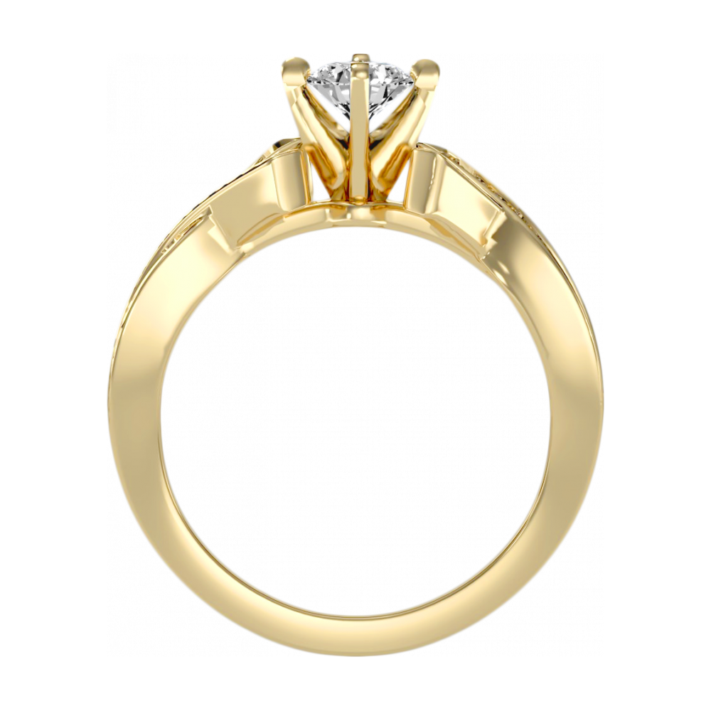 The Empathic Solitaire Ring In 925 Sterling Silver - Five