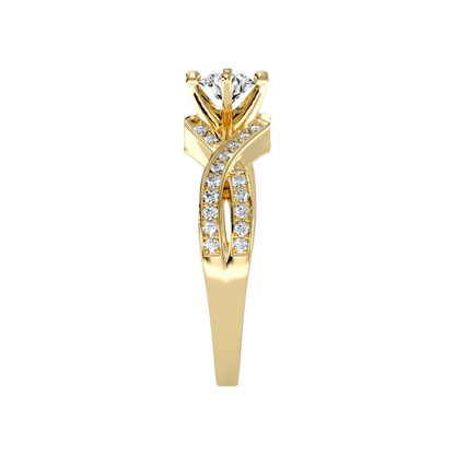 The Empathic Solitaire Ring In 925 Sterling Silver - Seven