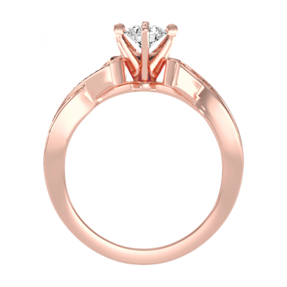 The Empathic Solitaire Ring In 925 Sterling Silver - Nine