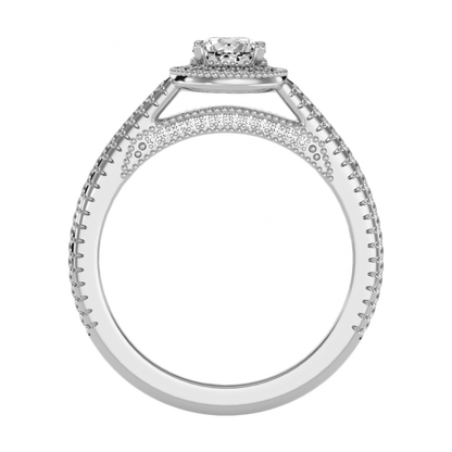 The Enticing Halo Ring - One