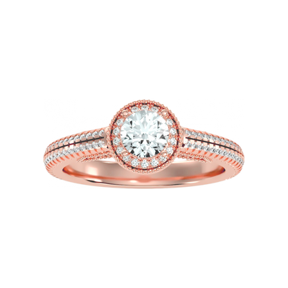 The Enticing Halo Ring - Twelve