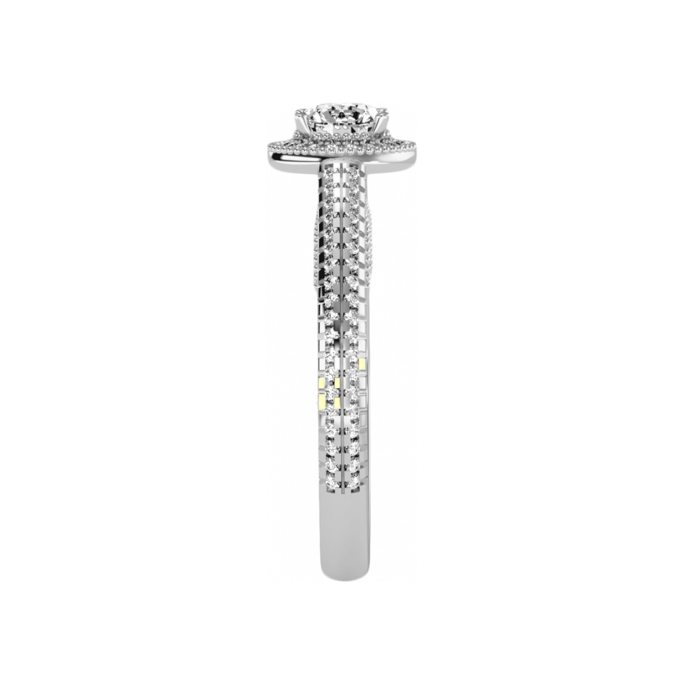 The Enticing Halo Ring - Three