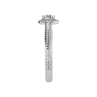 The Enticing Halo Ring - Three