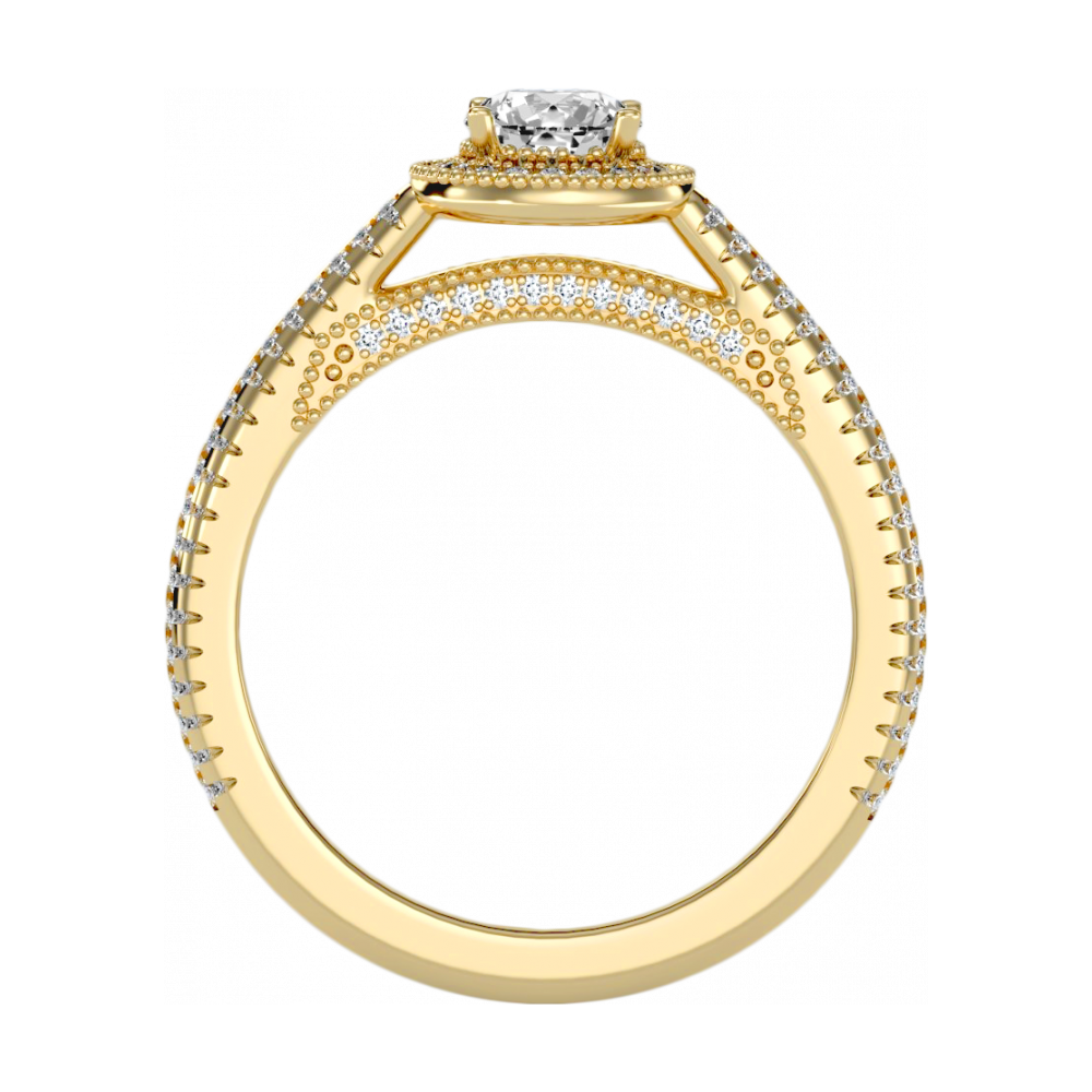 The Enticing Halo Ring - Five