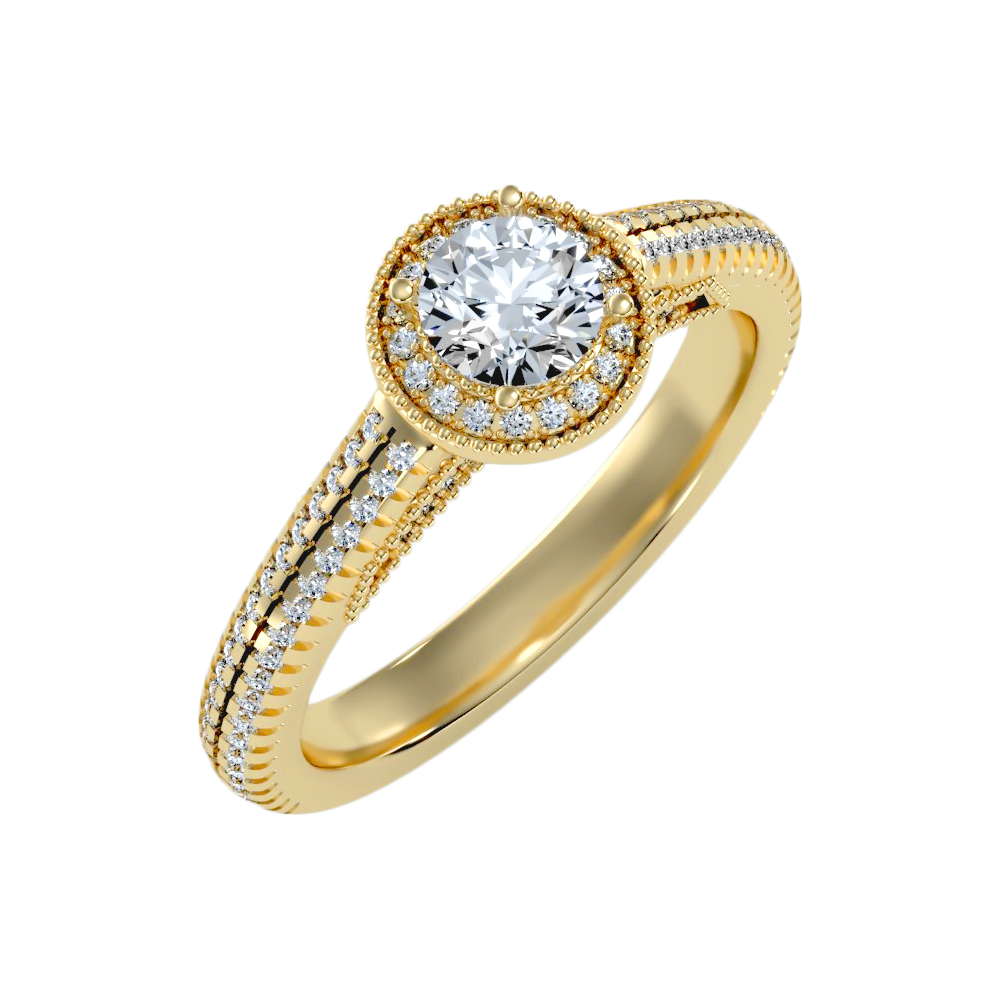 The Enticing Halo Ring - Six