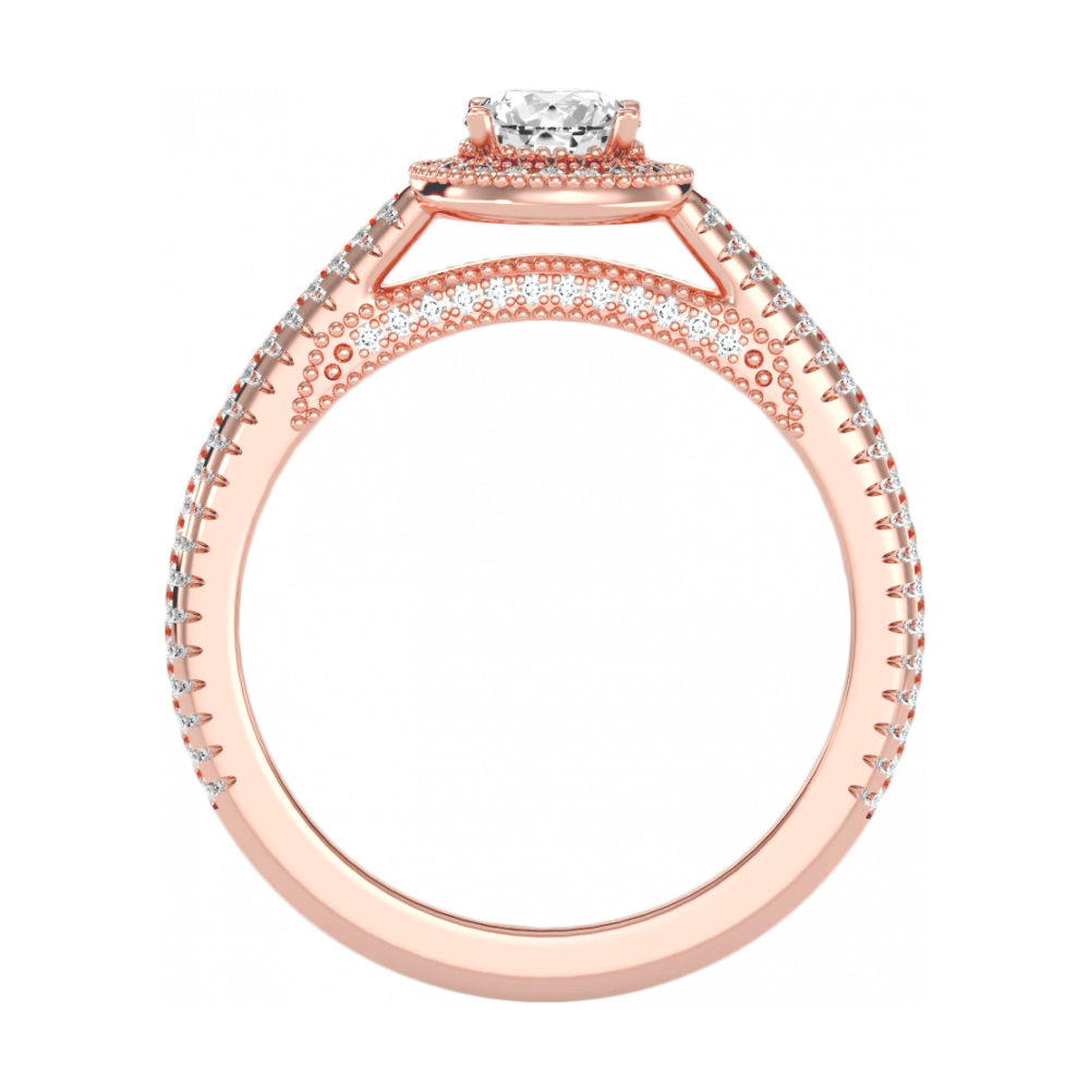The Enticing Halo Ring - Nine