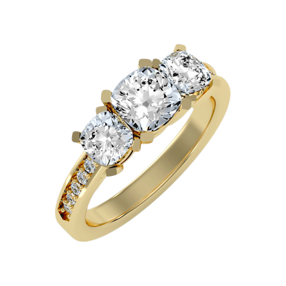 The Evolved Three Stone Ring - Six