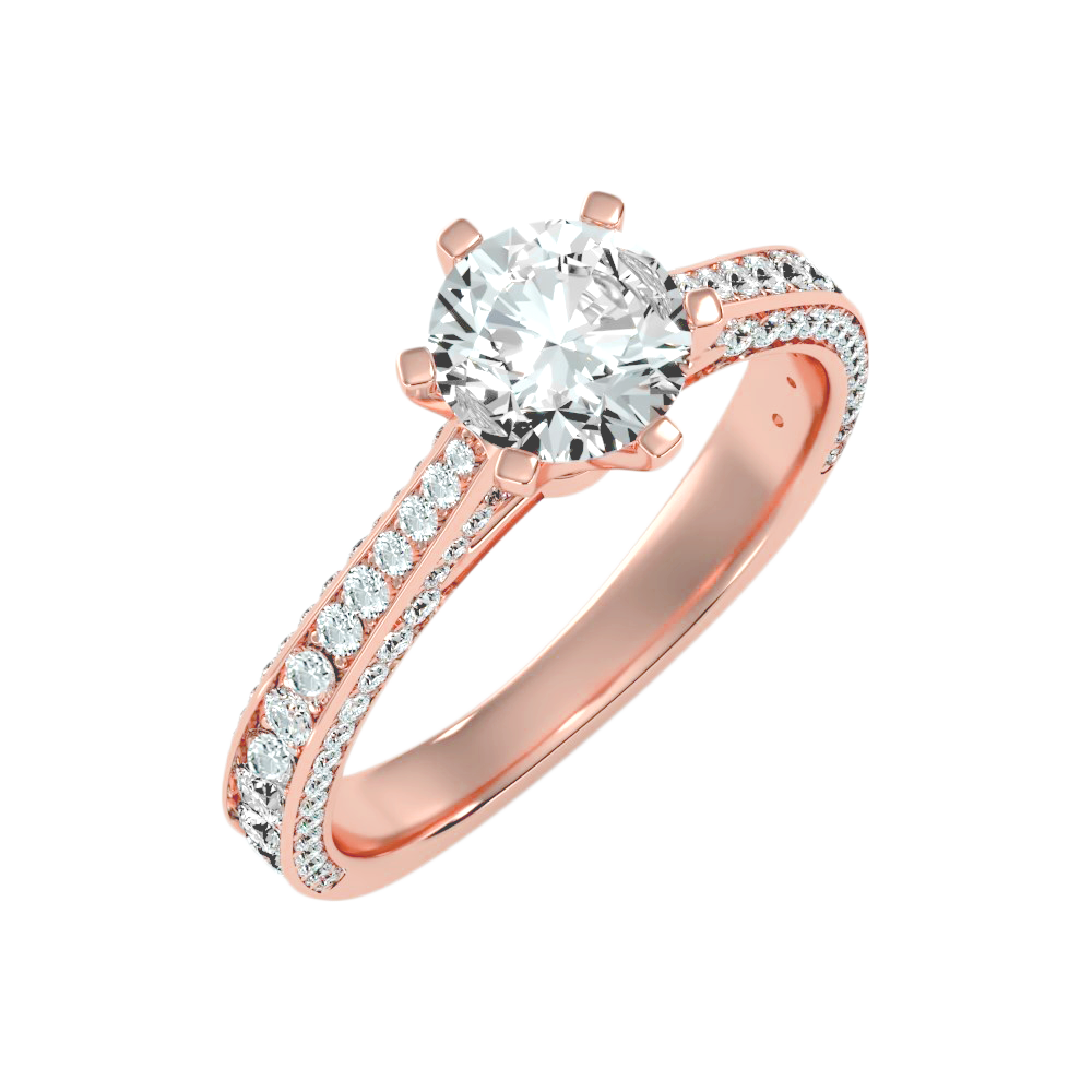 The Exceling Solitaire Ring - Ten