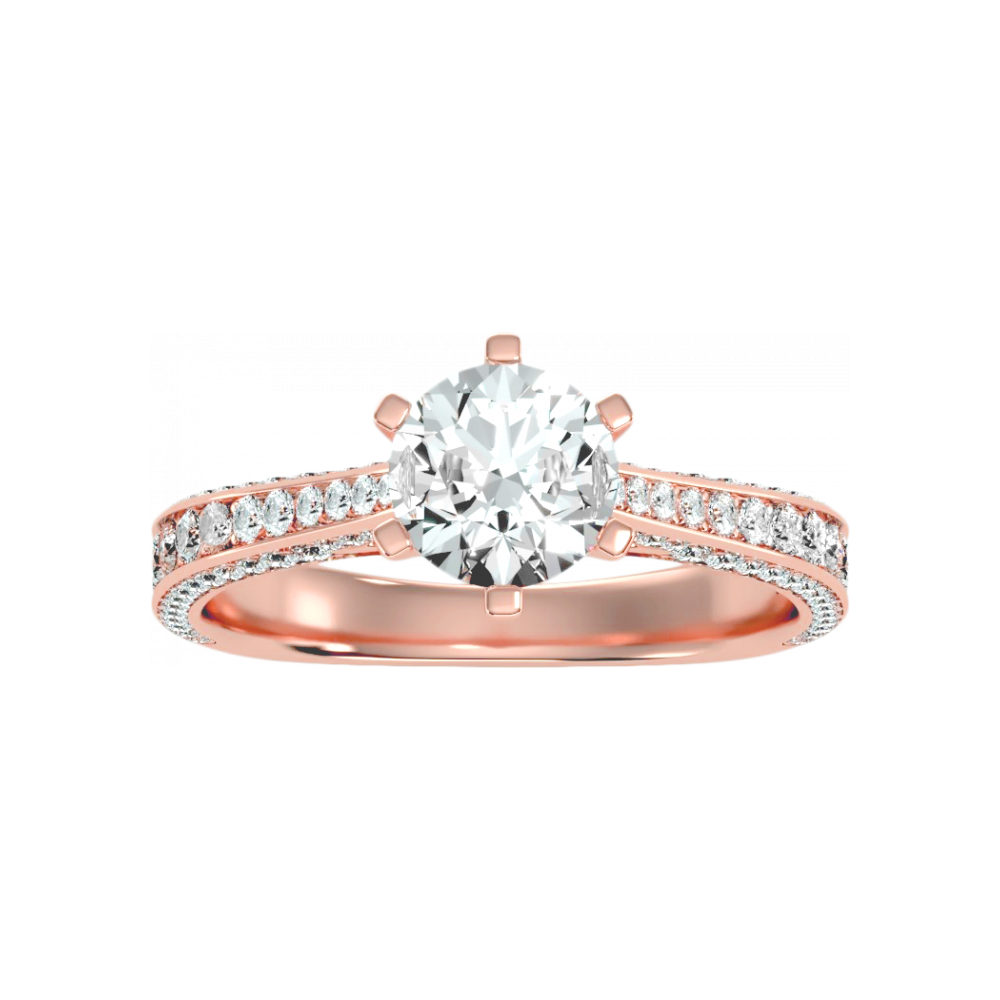 The Exceling Solitaire Ring - Twelve