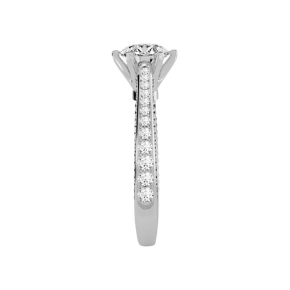 The Exceling Solitaire Ring - Three