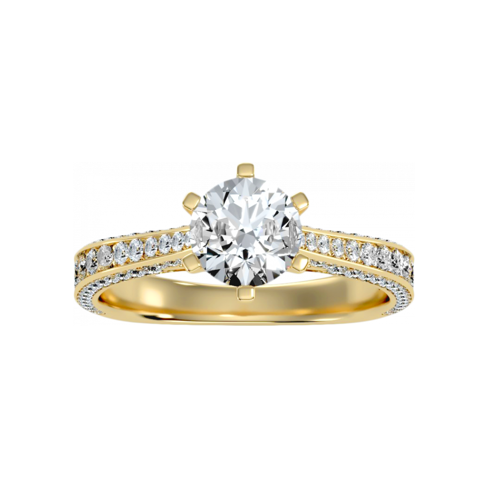 The Exceling Solitaire Ring In 925 Sterling Silver - Eight