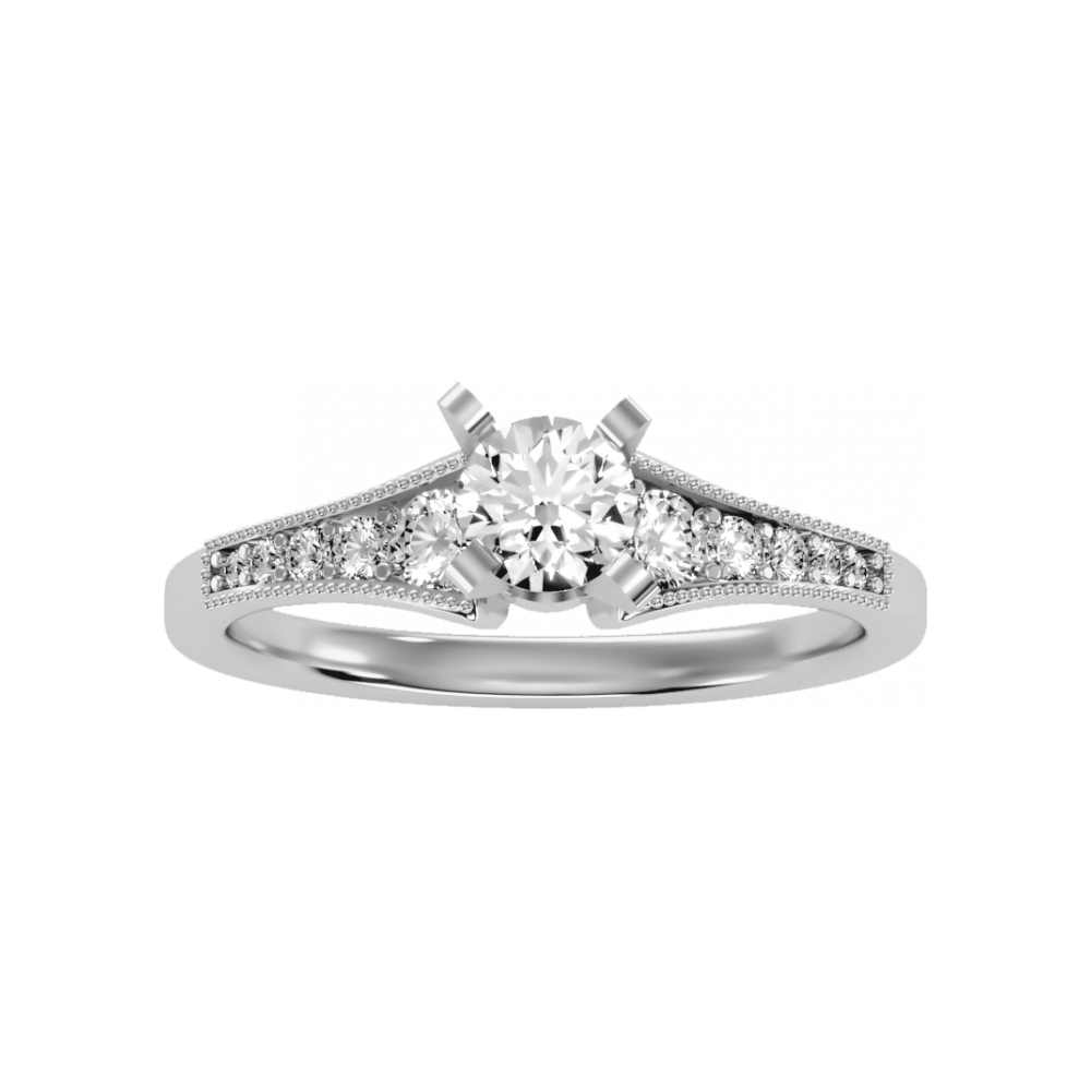 The Exciting Solitaire Ring In 925 Sterling Silver - Four