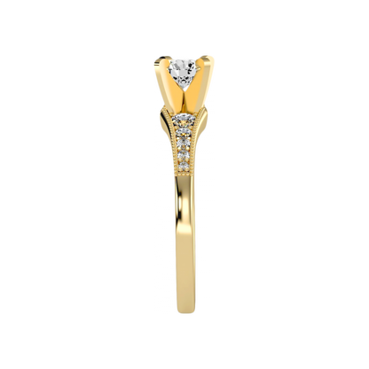 The Exciting Solitaire Ring - Seven
