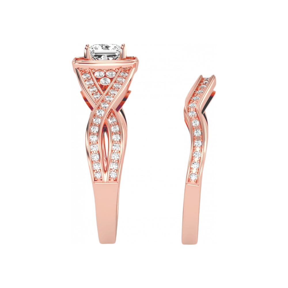 The Exotic Bridal Set In 925 Sterling Silver - Eleven