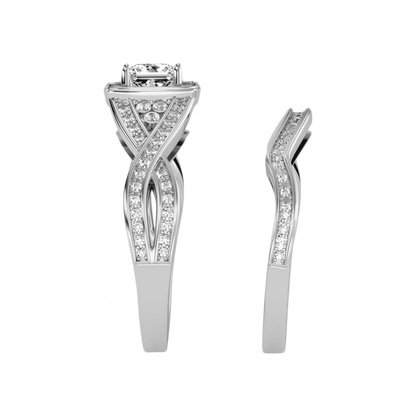 The Exotic Bridal Set In 925 Sterling Silver - Three