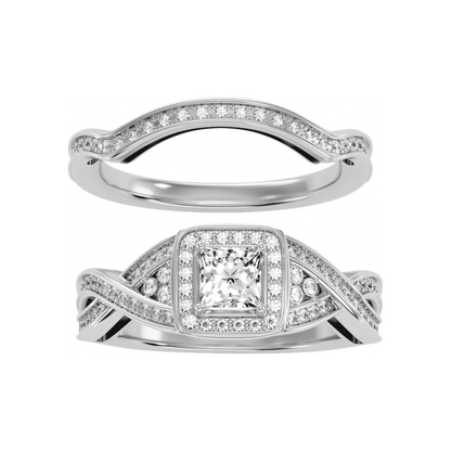 The Exotic Bridal Set In 925 Sterling Silver - Four