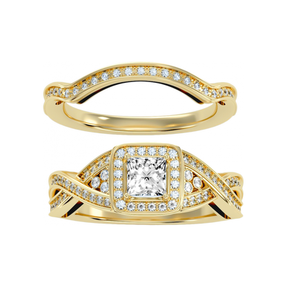 The Exotic Bridal Set In 925 Sterling Silver - Eight