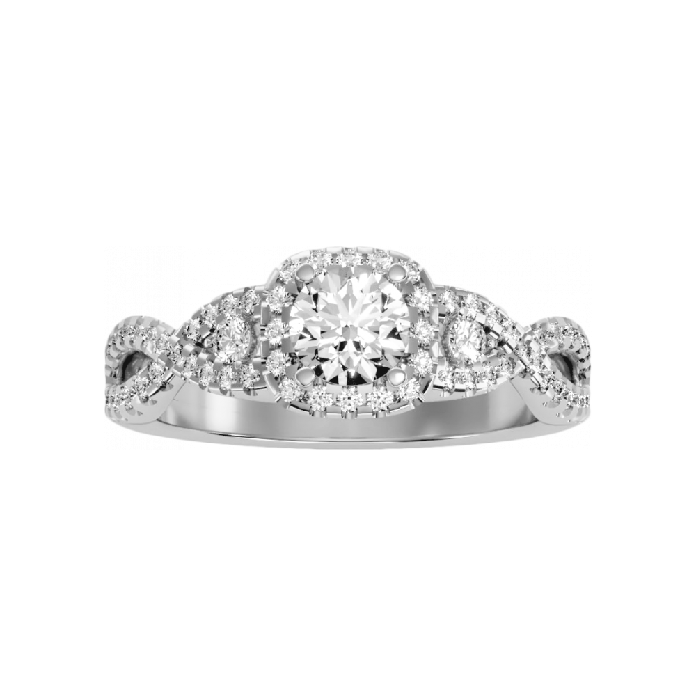 The Exquisite Halo Ring - Four