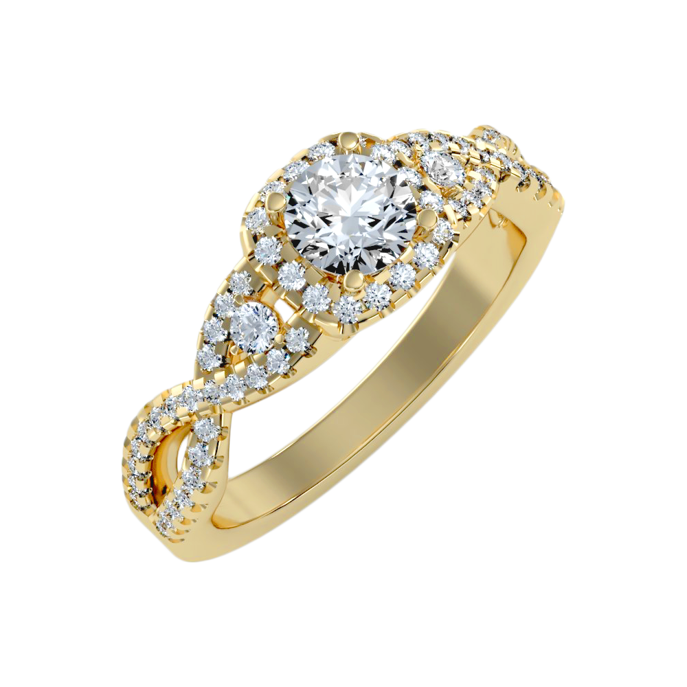 The Exquisite Halo Ring - Six