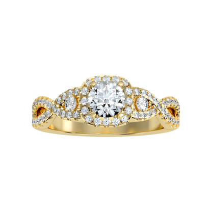 The Exquisite Halo Ring - Eight