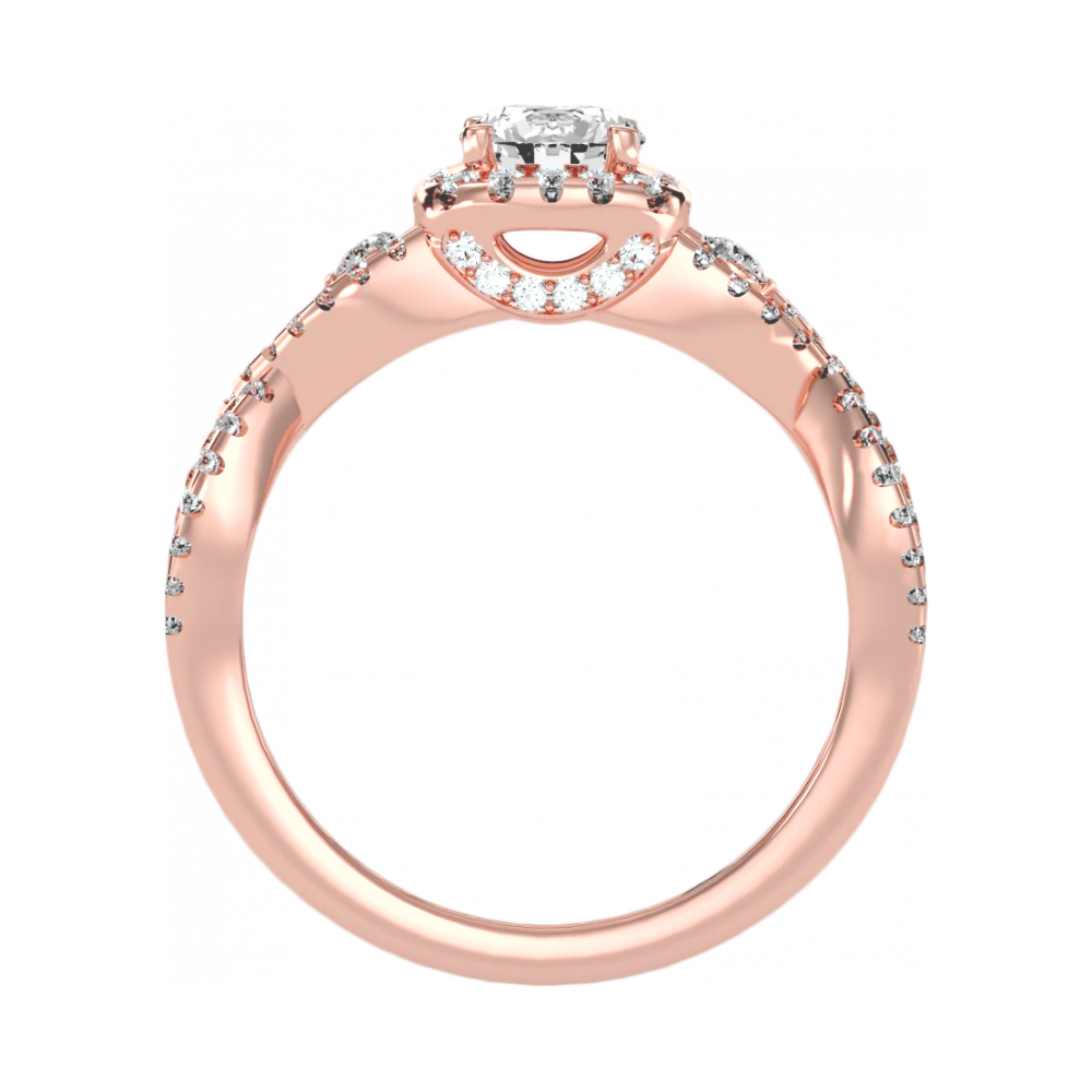 The Exquisite Halo Ring - Nine