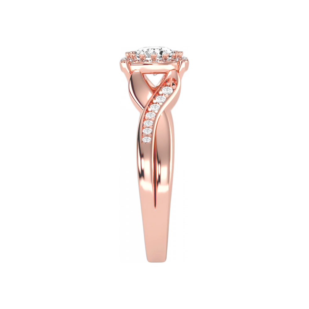 The Extraordinary Halo Ring In 925 Sterling Silver - Eleven