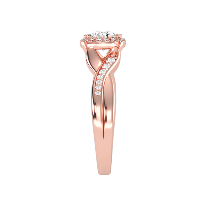 The Extraordinary Halo Ring In 925 Sterling Silver - Eleven