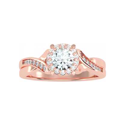 The Extraordinary Halo Ring In 925 Sterling Silver - Twelve