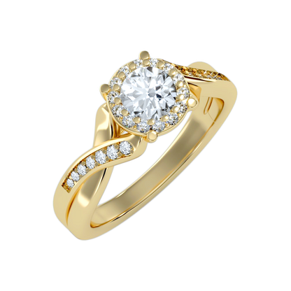The Extraordinary Halo Ring In 925 Sterling Silver - Six
