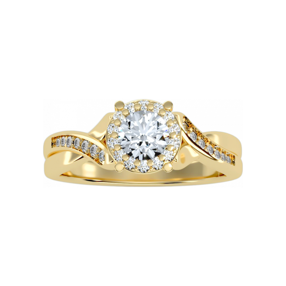 The Extraordinary Halo Ring In 925 Sterling Silver - Eight