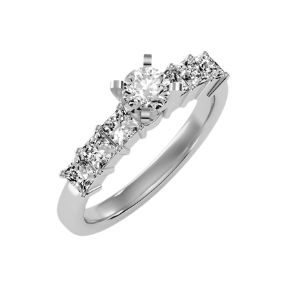 The Extraordinary Single Stone Ring In 925 Sterling Silver - Two